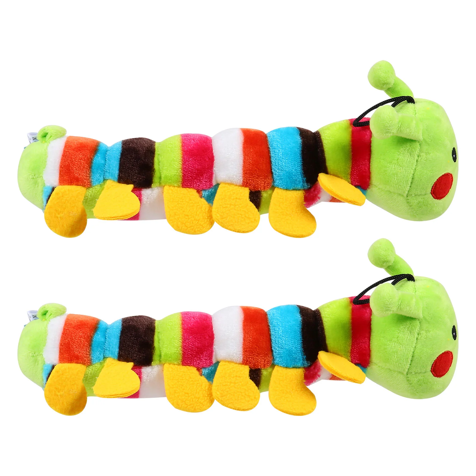 

2 Pcs Pet Plush Toys Chew Baby Stuffed Animal Filling Sound Squeak Child Puppy Dog For Gingerbread