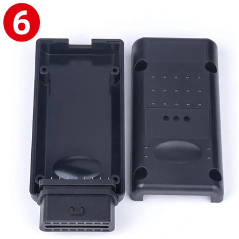 Универсальный 16-контактный гнездовой разъем OBDII j202 штекер + Корпус + SR + винты адаптер OBD 2 с корпусом