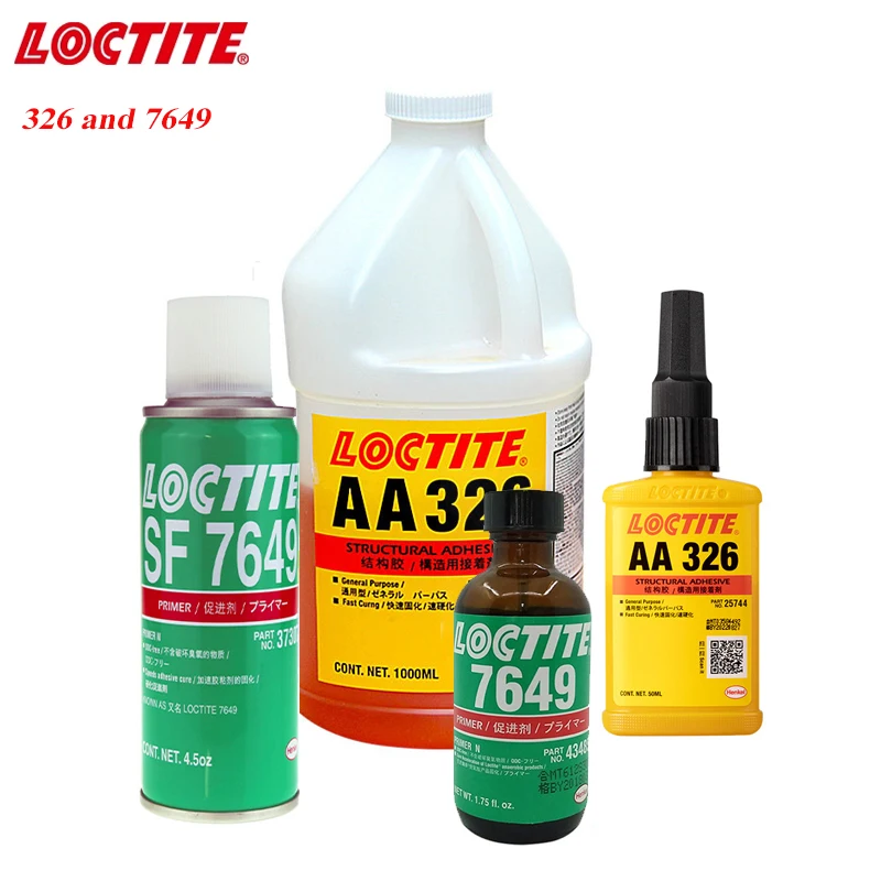 

50ml Loctite 326 7649 Structural Glue High Strength Magnet Bonding Activator Fast Curing Electronic Parts Flat Bonding