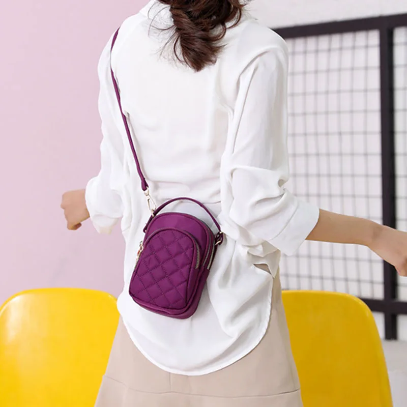 

Сумка кросс-боди для телефона для женщин, маленький саквояж на плечо для сотового телефона, многофункциональная Сумочка для телефона с длин...