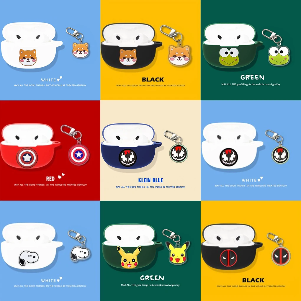 Противоударный силиконовый чехол для наушников Realme Buds Air 5 Pro