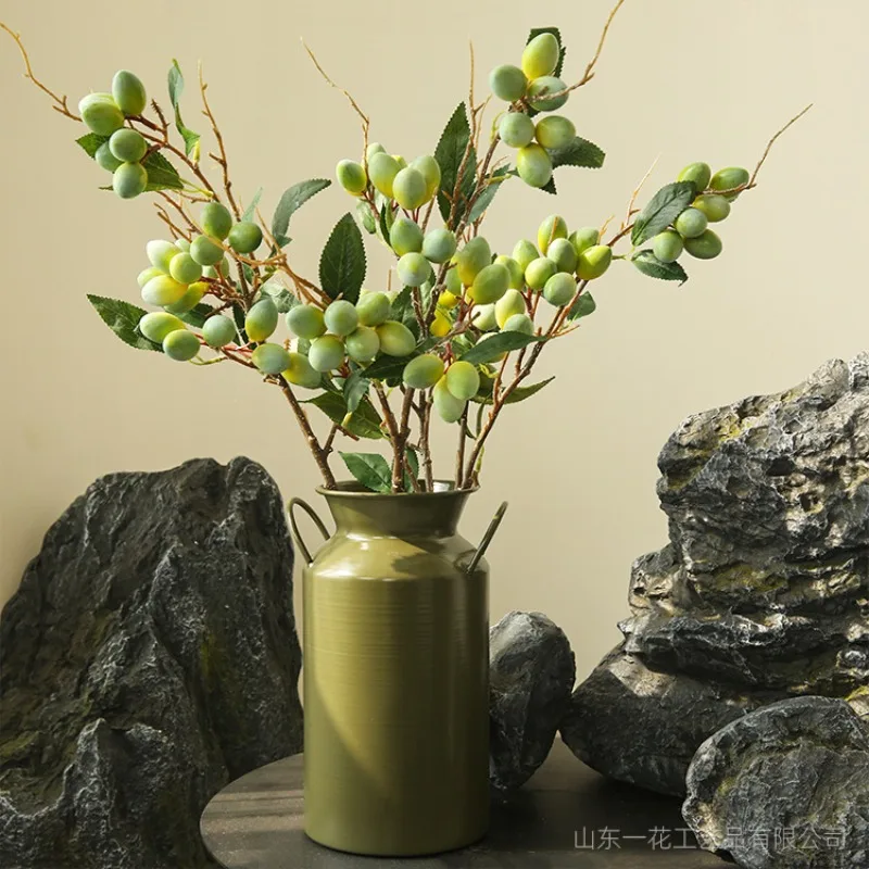 32 ''искусственные оливковые фрукты настоящие сенсорные цветы реалистичные