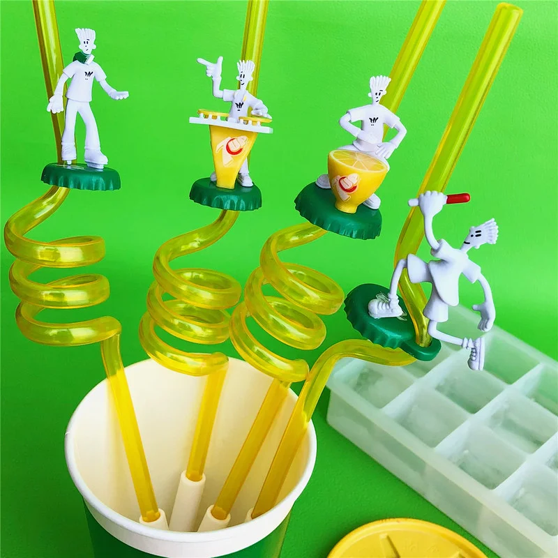 

Original Fido Dido Figure Antique Doll Straw SippiGrip Ornaments Accessories Pretend Play Children Present