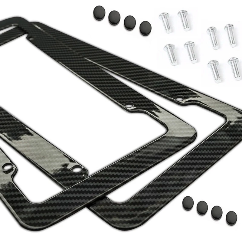 

Car Front & Rear Plate Mounting Heavy Duty Car Tag Holder Cover Rattle-Proof