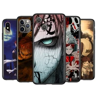 anime naruto gaara silicone cover for apple iphone 13 12 mini 11 pro xs max xr x 8 7 6 6s 5 plus se phone case coque