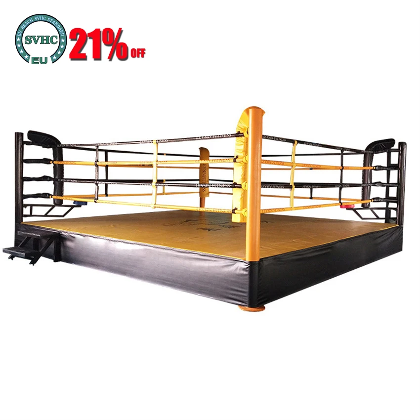 

Customized Vertical Boxing Ring Martial Arts Gym Standard Ring 6*6*1M Mitaizi Sanda Fighting Competition Training Sports Fitness