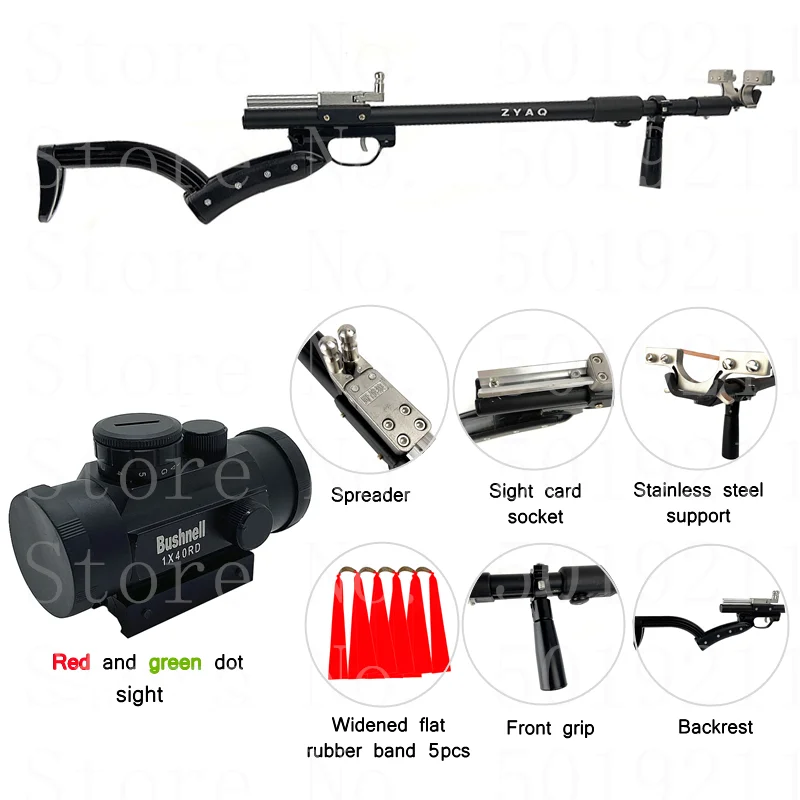 

Powerful Slingshot High Precision Tactical Laser Scope Bow Catapult for Hunting Outdoor Distance Shooting Toys Accessories