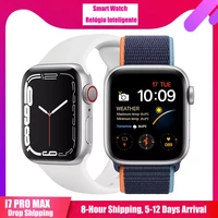 new i7 pro max smartwatch iwo14 series 7 watch bluetooth call heart rate ip67 waterproof sport watch pk iwo13 pro x8 max w17 w27