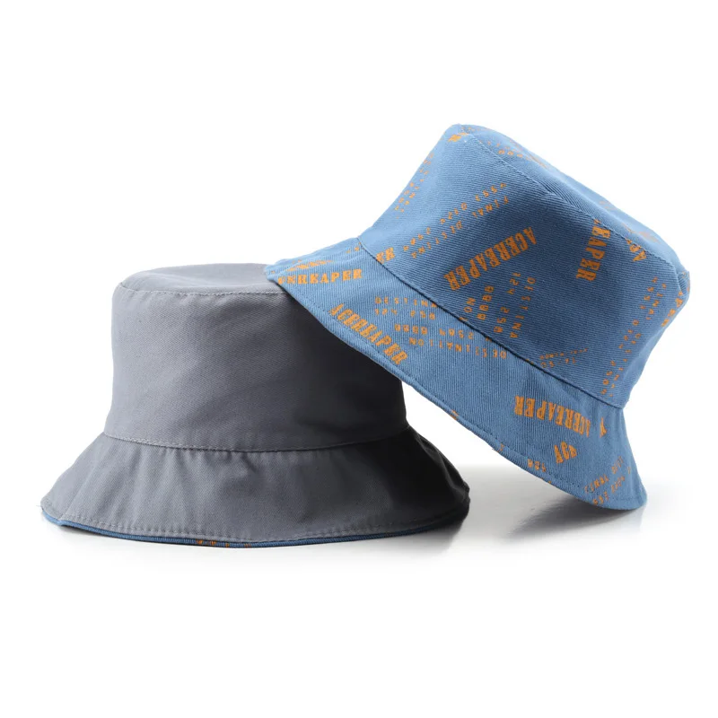 Панама поп двусторонняя из хлопчатобумажной ткани 56 см для мужчин и женщин 2022 |