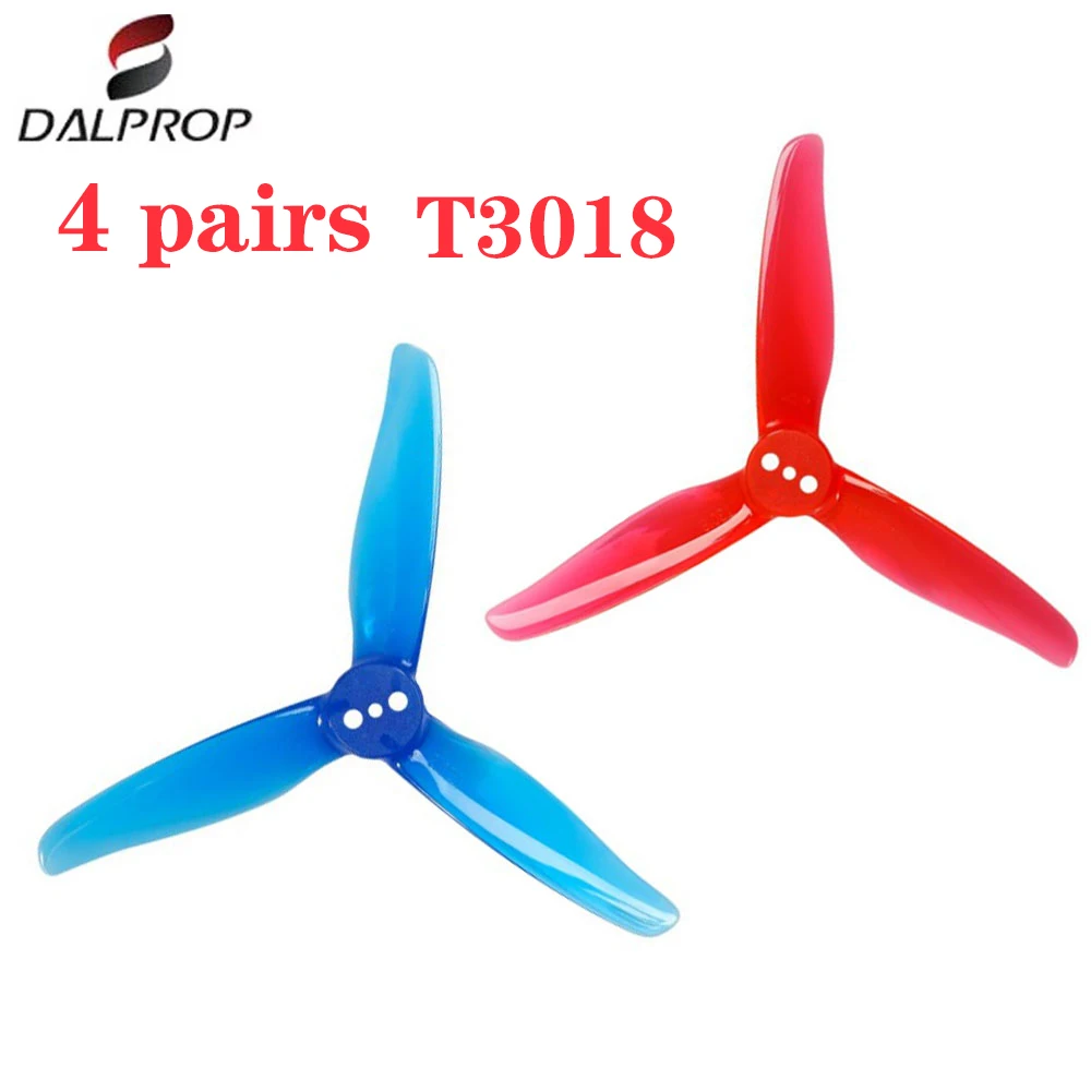 

DALPROP Cyclone T3018 3-лопастной 3-пропеллер с отверстием совместимый 1,8 мм Монтажное отверстие для гоночного дрона RC FPV