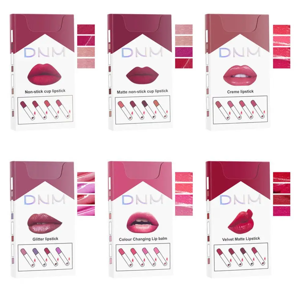 

Waterproof Creme Shimmer Glitter Non-stick Cup Matte Lipstick Temperature Color Change Velvet Lip Gloss Long Lasting