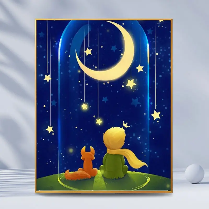 

3467Ann-Tulip diy Цифровая масляная живопись, картина маслом, акриловая Цветочная живопись, взрыв, ручная работа, пейзаж, живопись