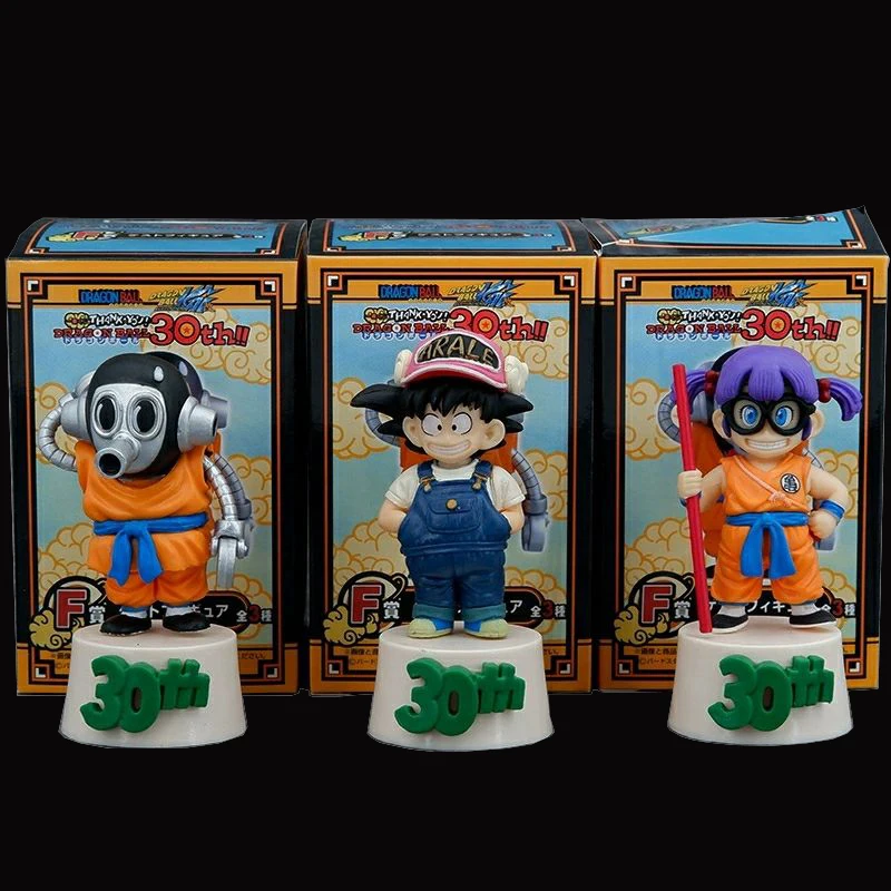 

Anime Dragon Ball Doll 9cm Toriyama Akira Arale Action Figure Son Goku Collection PVC Ornaments Akira Model Toys Christmas Gifts