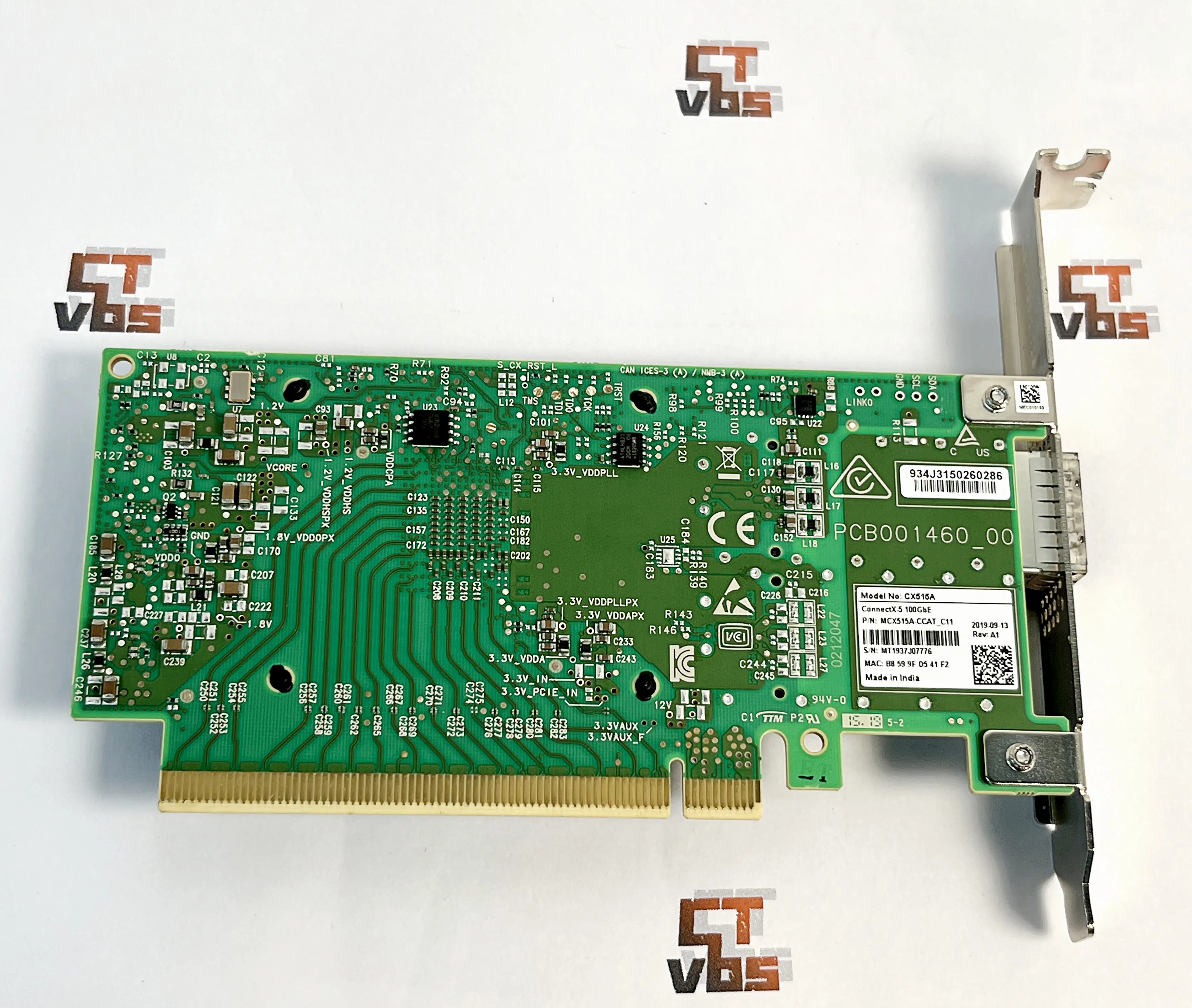 MCX515A-CCAT Mellanox ConnectX-5 CX515A 100GB Single-port Adapter NIC Card With Half PCIe Bracket *Free Shipping*