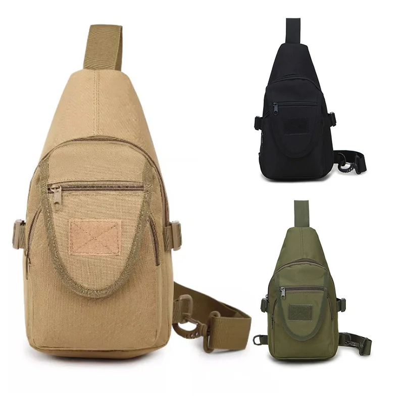 

New Outdoor Camouflage Chest Bag Men's Sports Tactics Multifunctional Waist Bag Portable Cycling Travel Messenger Bag