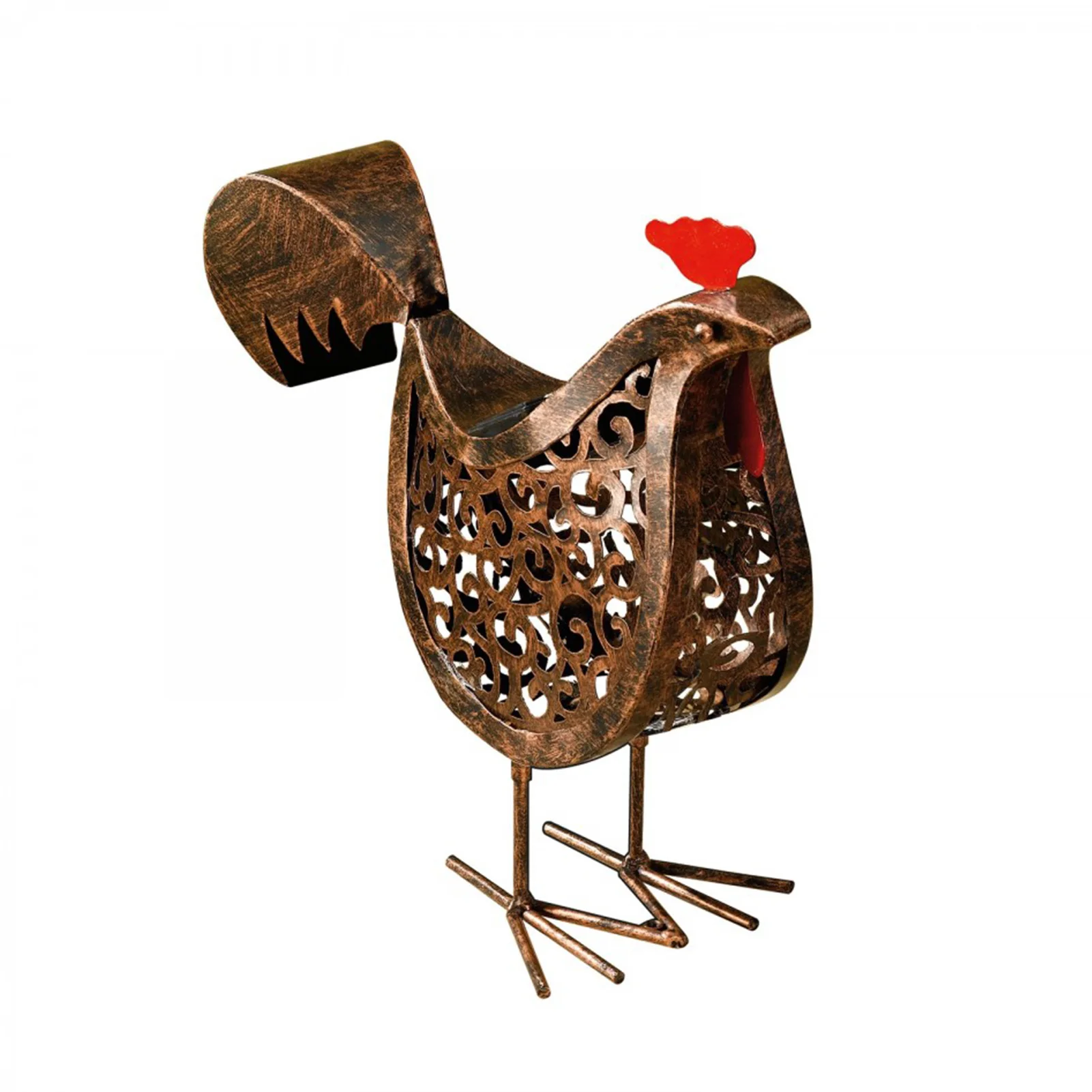 

Solar Light Durable DIY Outdoor Garden Scroll Hens Ornament Lawn Home Decor Iron Universal Night Lamp Art Craft Waterproof Led