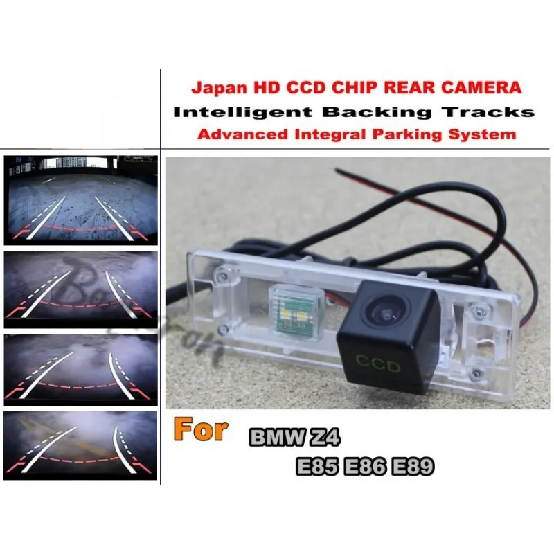 

Car Intelligent Parking Tracks Camera / For BMW Z4 E85 E86 E89 HD CCD Back up Reverse Camera / Rear View Camera
