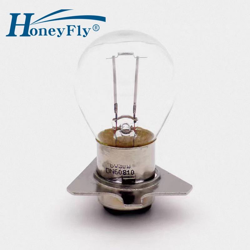 Фото Лампа накаливания оптического микроскопа HoneyFly 6 В 30 Вт P47D S35 400LM для Zeiss OPMI 39-01-58 OQ58Z 70313 00843110 №1