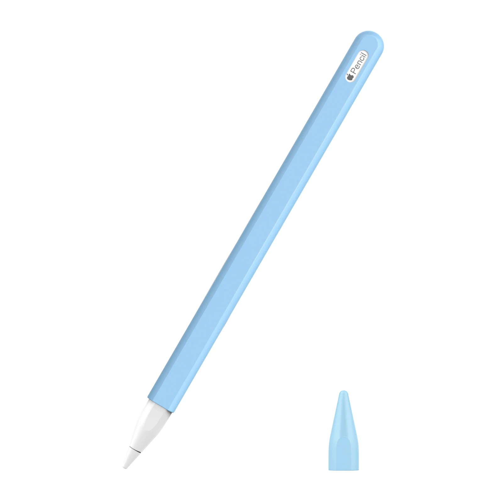 Case For Apple Pencil 2nd Gen,2 Pcs Protective Silicone Apple Pencil 2nd Generation Pencil Holder Sleeve Nib Cover