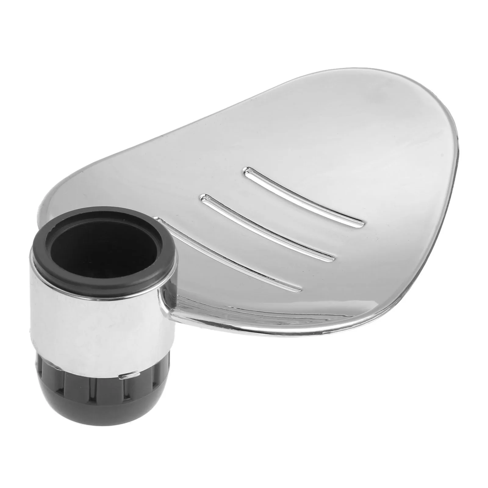 

1Pc ABS Plastic Soap Dish Holder Silver Soap Dish Box Bathroom Gadget Soap Pallet For Bathroom Washroom And Kitchen High Quality