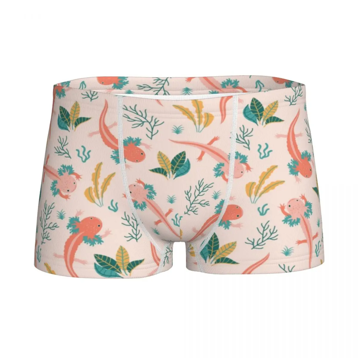 

Children's Boys Underwear Funny Axolotl Young Panties Boxers Kawaii Animal Teenagers Cotton Underpants