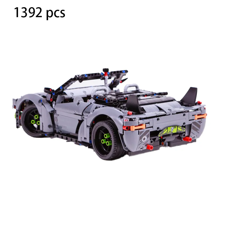 Фото НОВЫЙ Технический конструктор MOC: Спортивный гоночный автомобиль-трансформер, модель 42156, для самостоятельной сборки, детская игрушка, подарок на день рождения №5