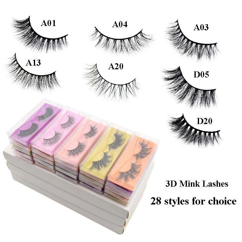 

Visofree Mink Lashes 3D Mink False Cils Make Up Fake Eyelashes Wispy Natural Long Mink Eyelashes Crisscross Eyelashes Extension