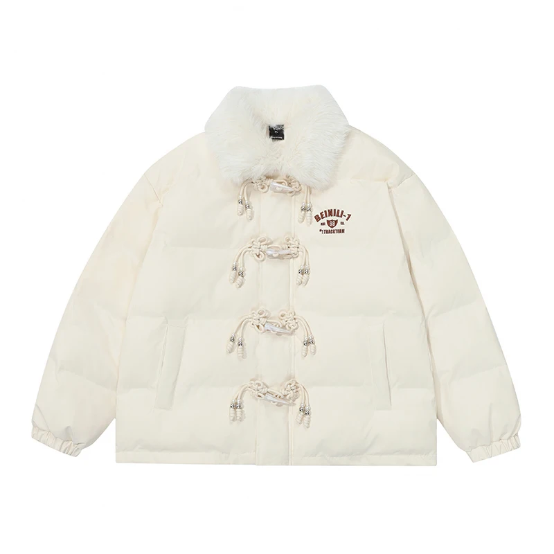 Утолщенная куртка на хлопковой подкладке с пряжкой Design Sense верхняя одежда