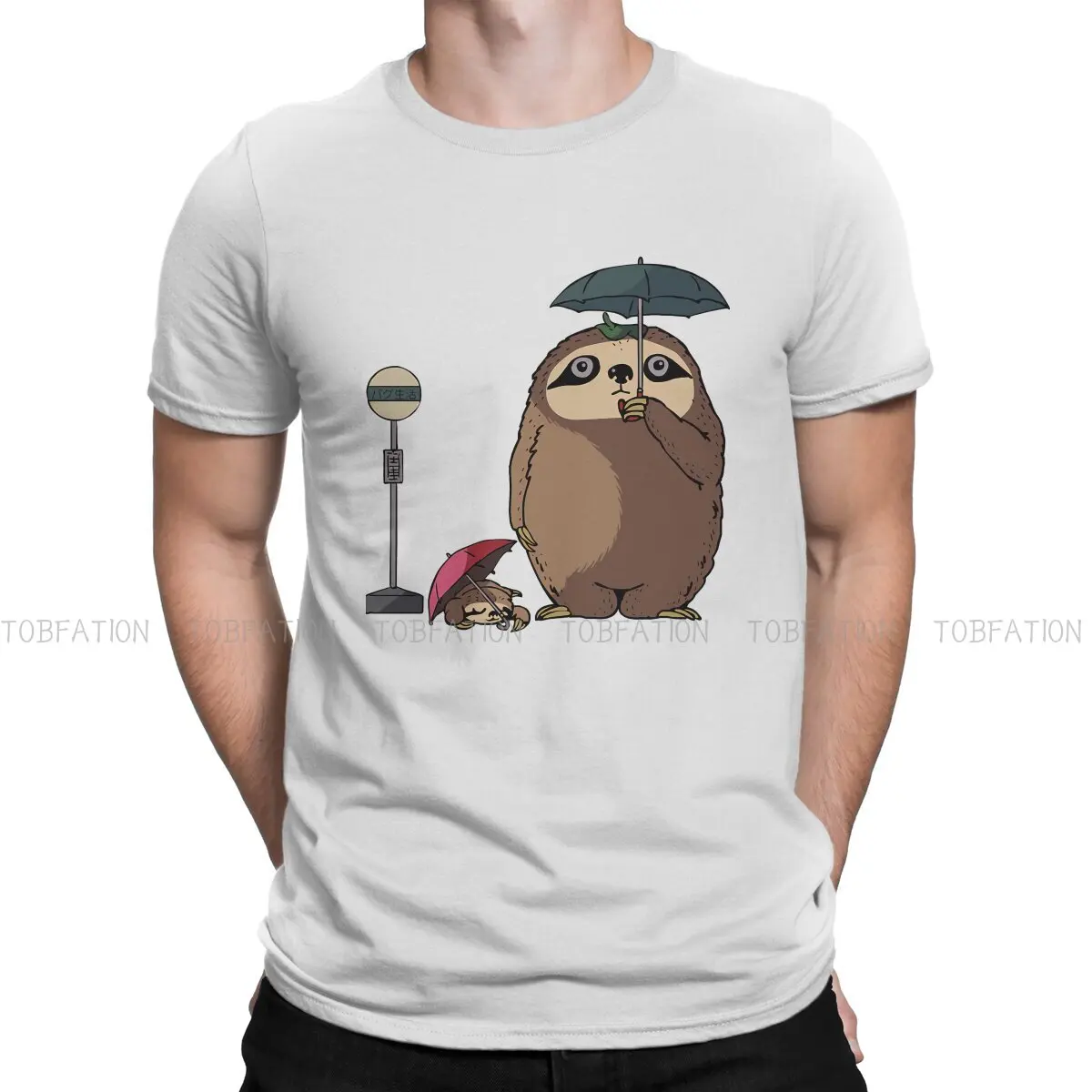 

Toro Newest TShirts Sloth Men Style Pure Cotton Tops T Shirt Round Neck