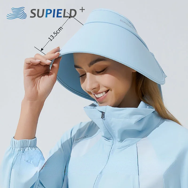 

Кепка Supield Женская Солнцезащитная с широкими полями, Спортивная Панама от солнца, модная летняя пляжная Уличная Для Хранения