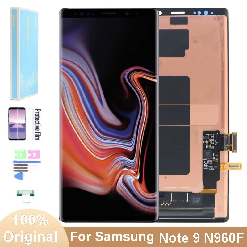 Оригинальный ЖК-дисплей AMOLED для SAMSUNG GALAXY Note 9 Note9 N9600 N960D N960F ЖК-сенсорный экран