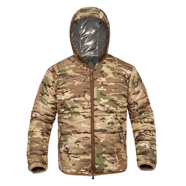 2023NEW Brand Winter Parka Men Military Camouflage Clothing Spring Warm Thermal Hooded Men's Winter Jacket Coat Light Weight