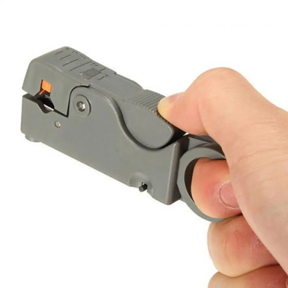 

Wire Stripper Adjustable Double Blades Coaxial Cutter Cable Plier Stripping Tool