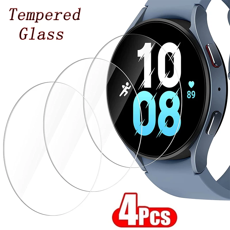 Tempered Glass Protection for Samsung Galaxy Watch 4 40mm 44mm HD Clear Screen Protector for Classic 42mm 46mm Protective Film
