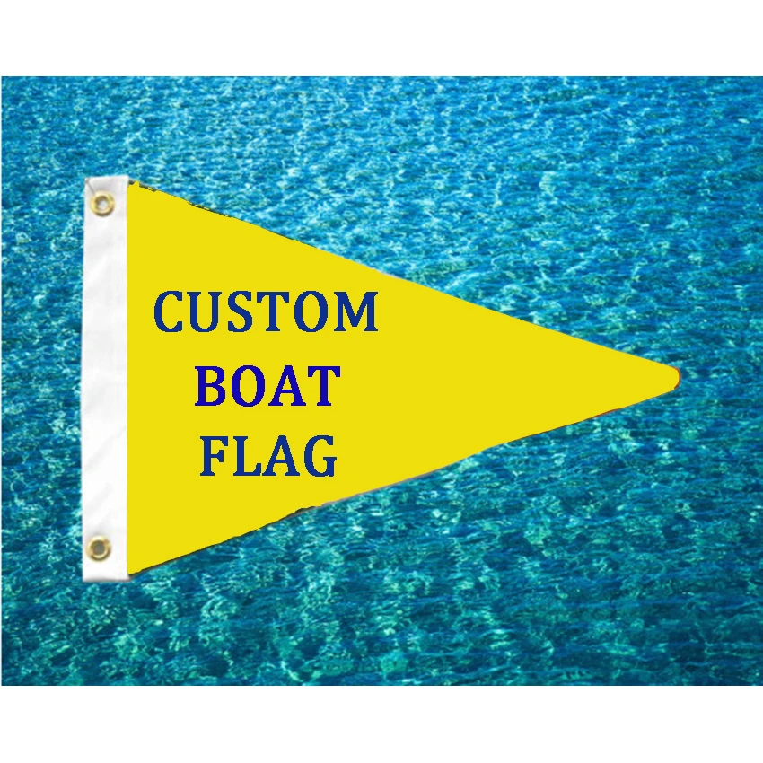 

Custom Boat Flags 30x45cm Double Stitched Banner