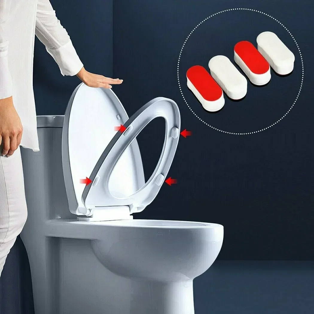 

4 шт., резиновые накладки на крышку унитаза