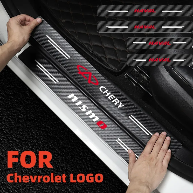 

4pcs Car Threshold Door Sill Protector Anti Scratch for Chevrolet Cruze Captiva Lacetti Spark Aveo Orlando Epica Camaro Sail
