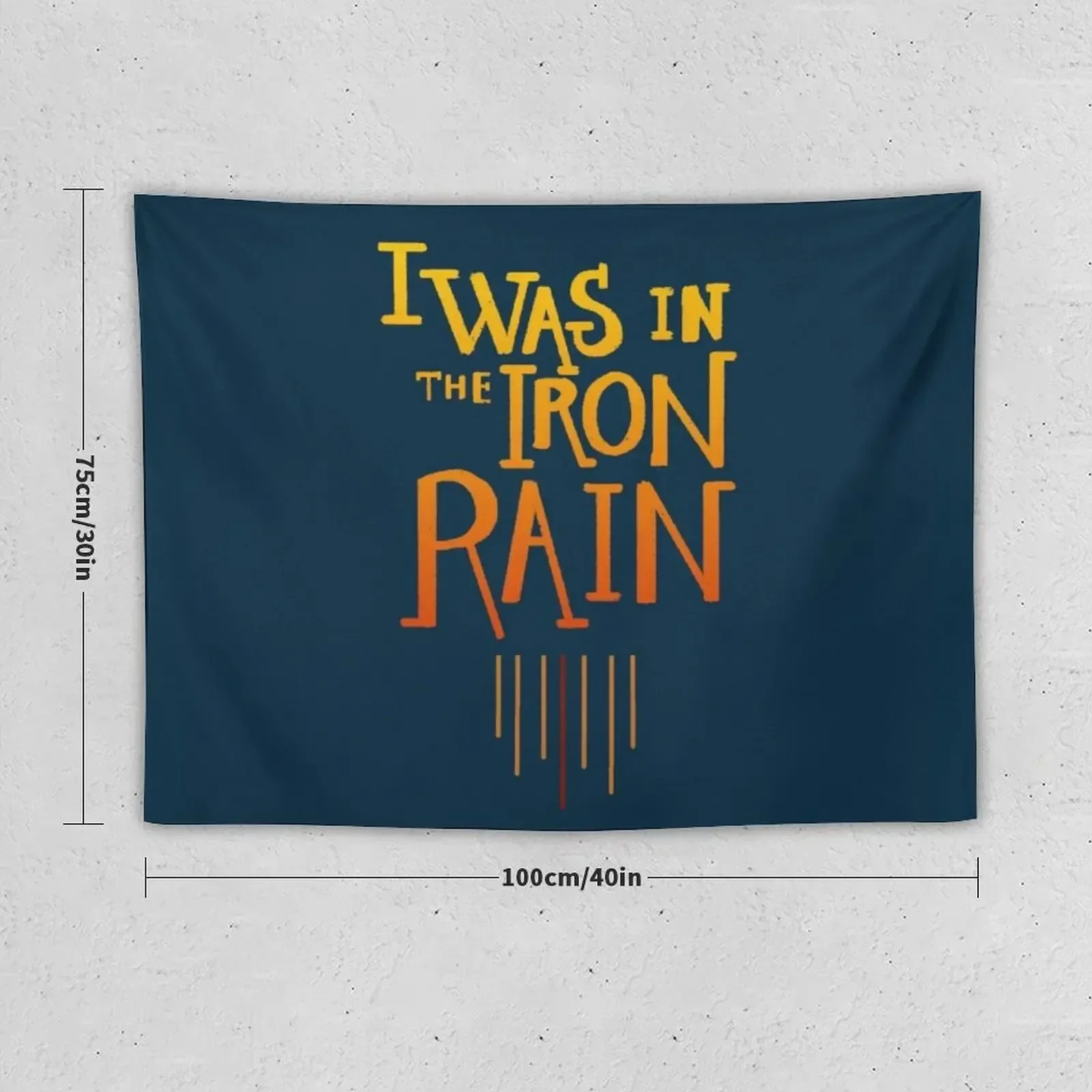 I was in the iron rain гобелен Декор для спальни настенный милый