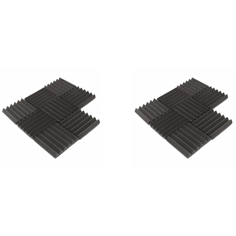 

16Pcs 305 X 305 X 45Mm Soundproofing Foam Acoustic Foam Sound Treatment Studio