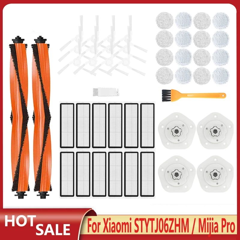 

STYTJ06ZHM Spare Parts Main Side Brush Hepa Filter Mop Cloth Rag Holder For Xiaomi Mijia Mi Self-Cleaning Robot Vacuum-Mop Pro