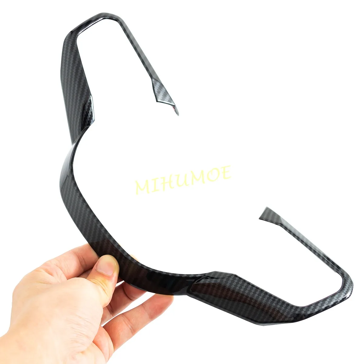 Фото Для BMW X1 M35i U11 X2 iX2 M Sport 2023 2024 2025 крышка переключателя рулевого колеса из углеродного волокна, накладки на рамку, аксессуары №3