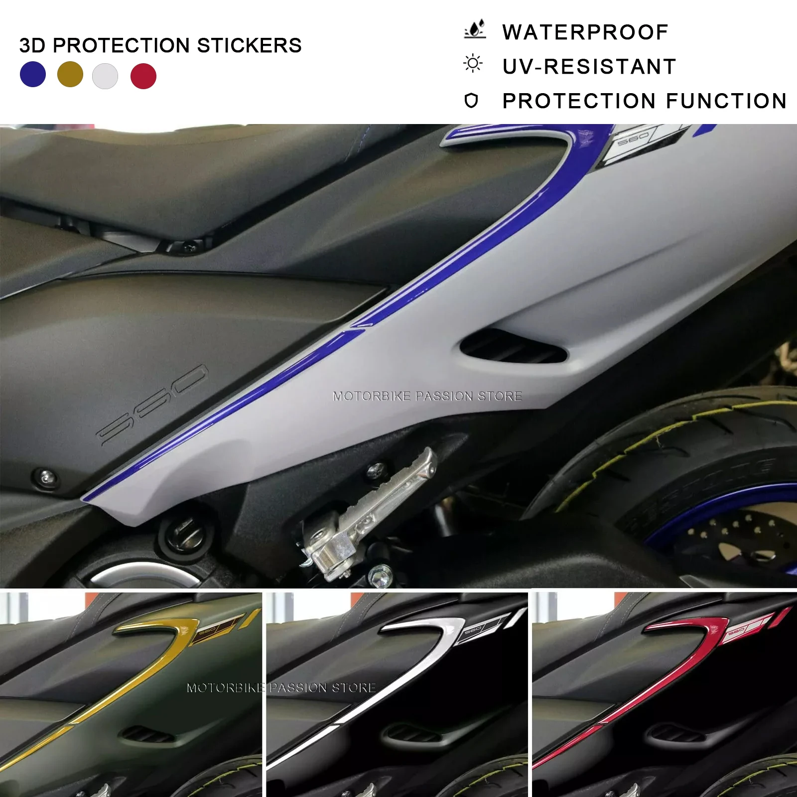 Tmax 560 мотоциклетная наклейка водонепроницаемая набор аксессуаров для Yamaha T-max Tmax560