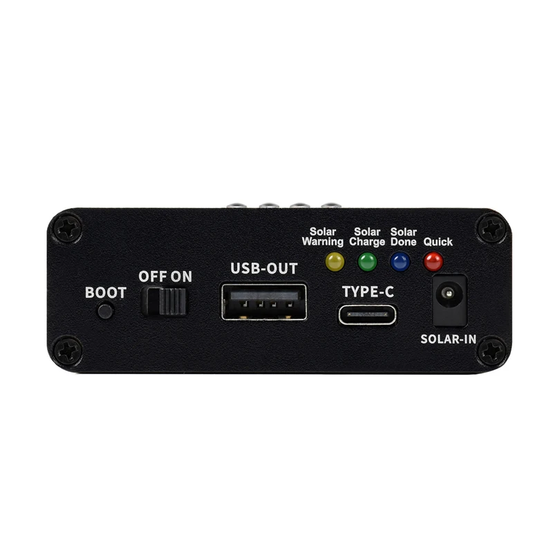 Менеджер солнечной энергии (C) поддерживает 3 батарей 18650 (не входит в комплект)