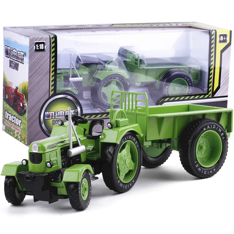 

1:18 Vintage agricultural tractor model alloy model car Toys for Childrens Gift Collection