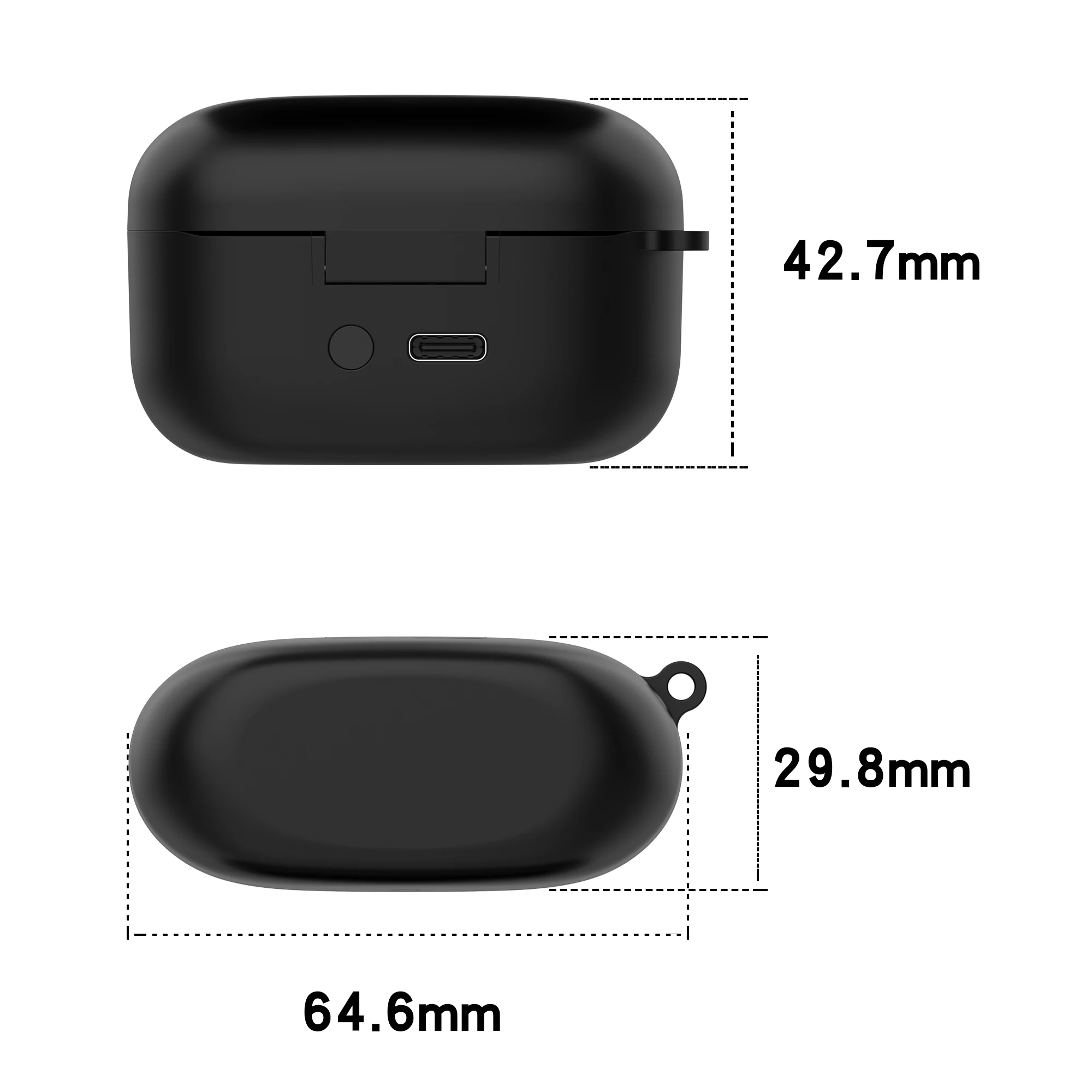 Фото Чехол для беспроводного зарядного устройства Sony Linkbuds S, аккумулятор 590 мАч, порт Type-C, сменный чехол для зарядки, без наушников №2