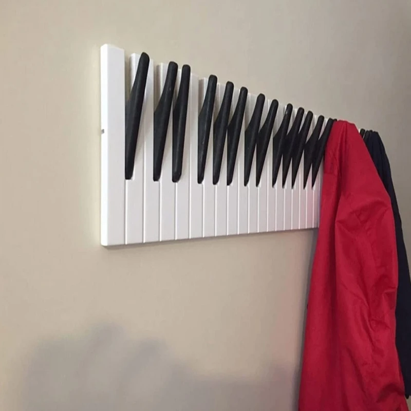 

Heavy Duty Coat Hooks For Wall Mounted ,Piano Wooden Coat Rack Holder For Clothes, Hats, Robes, Towels