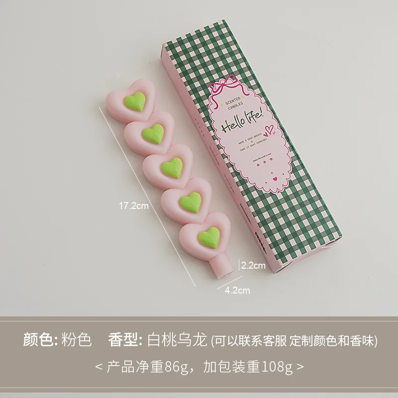 

Соевые свечи в форме сердца