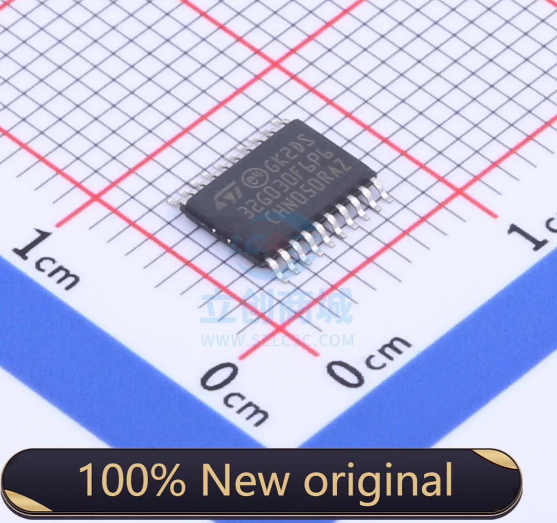 

100% New Original STM32G030F6P6 Package TSSOP-20 New Original Genuine Microcontroller (MCU/MPU/SOC) IC Chi