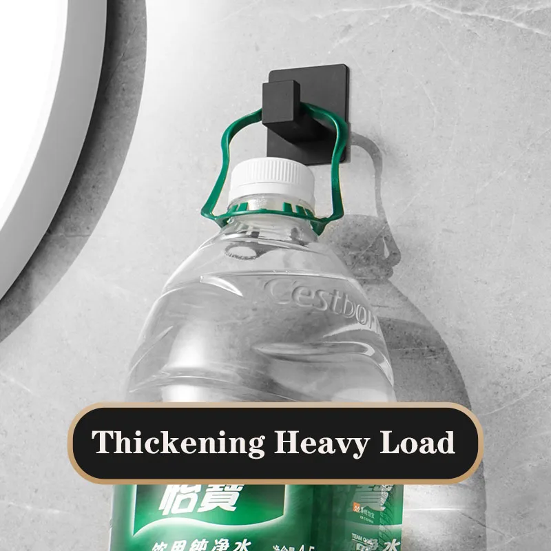 Самоклеящийся Черно-белый Настенный Крючок Для Ключей Сумки Одежды Пальто