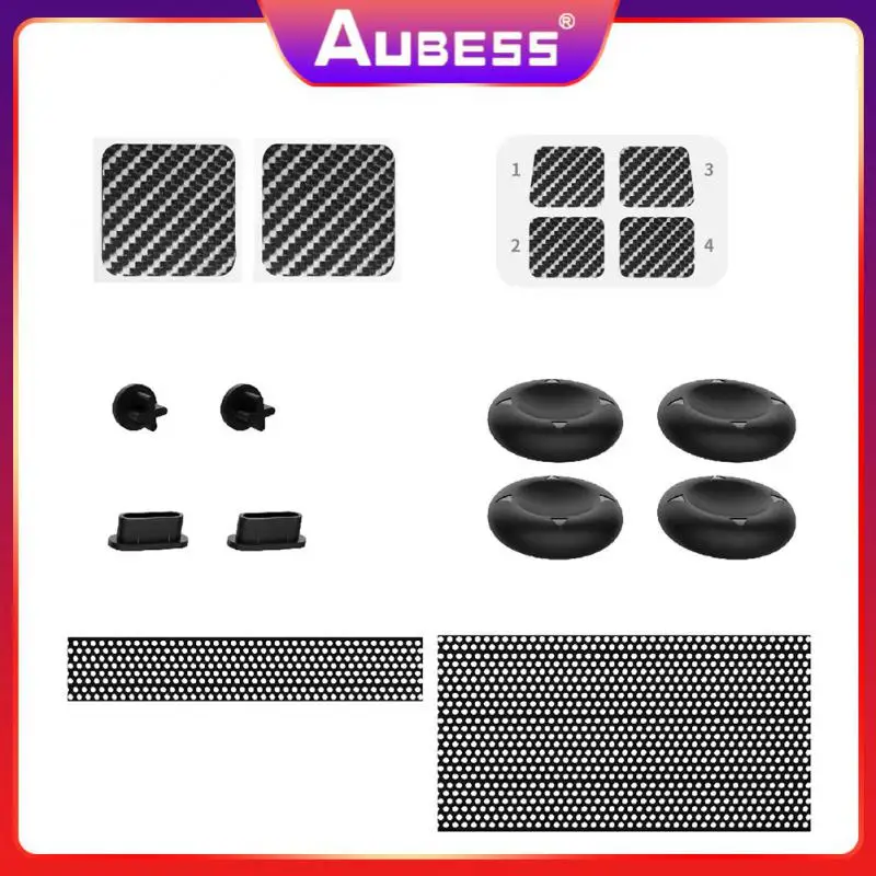 

Back Button Dustproof Dust Plug For Steam Deck Gaming Accessories Button Trackpad Sticker Comfortable Silicone Rocker Cap Set